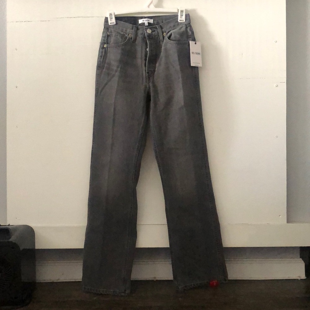 Size 24 90s high rise loose straight leg fit